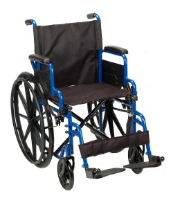Alternative view of Silla de Ruedas Estándar Blue Streak